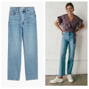 Madewell Perfect Vintage Straight Jean 26 waist